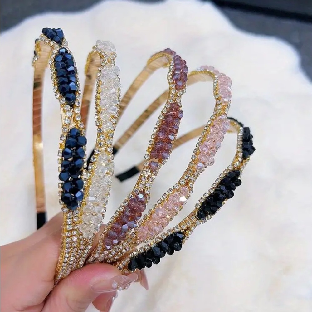 💖 3/$30 💖 Crystal & Rhinestone Embellished Headbands